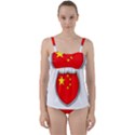 Flag China Country Nation Asia Twist Front Tankini Set View1