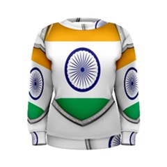 Flag India Nation Country Banner Women s Sweatshirt by Sapixe