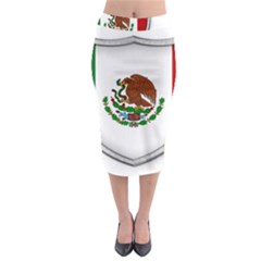 Flag Mexico Country National Midi Pencil Skirt by Sapixe