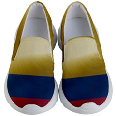 Colombia Flag Country National Kids  Lightweight Slip Ons by Sapixe