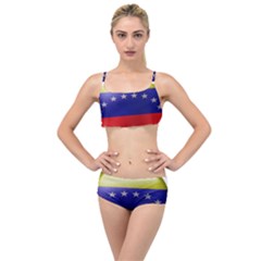 Venezuela Flag Country Nation Layered Top Bikini Set by Sapixe