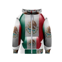 Mexico Flag Country National Kids  Zipper Hoodie by Sapixe