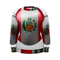 Peru Flag Country Symbol Nation Women s Sweatshirt by Sapixe