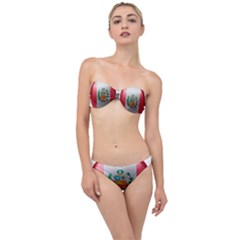 Peru Flag Country Symbol Nation Classic Bandeau Bikini Set by Sapixe