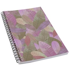 Watercolor Leaves Pattern 5 5  X 8 5  Notebook by Valentinaart