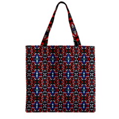 E 9 Zipper Grocery Tote Bag by ArtworkByPatrick