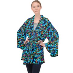 F 5 Velvet Kimono Robe by ArtworkByPatrick