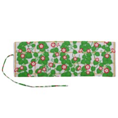 Flowering Vine Vine Ivy Flowers Roll Up Canvas Pencil Holder (m)