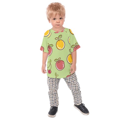 Seamless Healthy Fruit Kids  Raglan Tee by HermanTelo