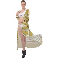 Fractal Abstract Artwork Maxi Chiffon Beach Wrap by HermanTelo