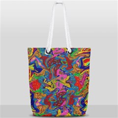 I 3 1 Full Print Rope Handle Tote (small)