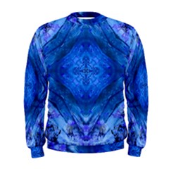 Boho Bohemian Hippie Tie Dye Cobalt Men s Sweatshirt