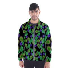 Flowers Pattern Background Men s Windbreaker by HermanTelo