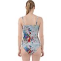 Floral Bouquet Cut Out Top Tankini Set View2