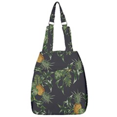 Pineapples Pattern Center Zip Backpack by Sobalvarro