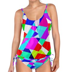 Patchwork Tankini Set by designsbyamerianna