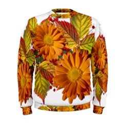 Flowers Arrangement Autumn Daisies Men s Sweatshirt