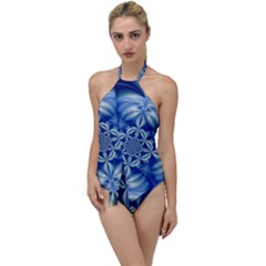 Abstract Art Artwork Fractal Design Go With The Flow One Piece Swimsuit