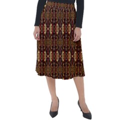 L 7 Classic Velour Midi Skirt  by ArtworkByPatrick