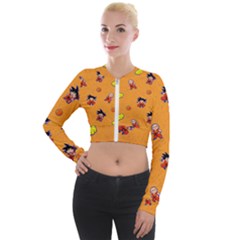 Dragonball Long Sleeve Cropped Velvet Jacket by Mezalola