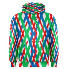 Geometric Line Rainbow Men s Pullover Hoodie by HermanTelo