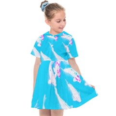 Koi Carp Scape Kids  Sailor Dress by essentialimage