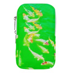 Koi Carp Scape Waist Pouch (small) by essentialimage