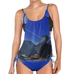 Saturn Landscape Mountains Tankini Set