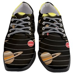 Solar System Planets Sun Space Women Heeled Oxford Shoes by Simbadda