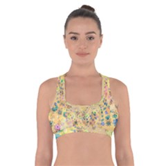 Flowers Color Colorful Watercolour Cross Back Sports Bra by Simbadda