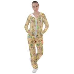 Flowers Color Colorful Watercolour Women s Tracksuit by Simbadda