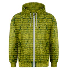 Flowers In Yellow For Love Of The Decorative Men s Zipper Hoodie by pepitasart