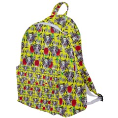 Heart Skeleton Face Pattern Yellow The Plain Backpack by snowwhitegirl