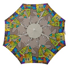 Kids Drawing Children Artwork Art Straight Umbrellas by Simbadda