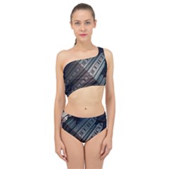 Fractals 3d Graphics Shapes Spliced Up Two Piece Swimsuit