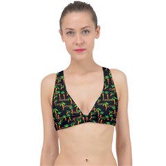 Carrots Pattern Classic Banded Bikini Top