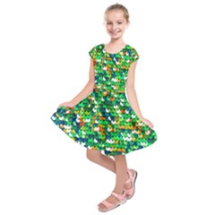 Funky Sequins Kids  Short Sleeve Dress by essentialimage