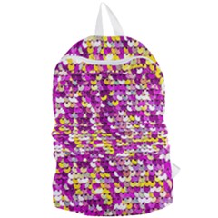 Funky Sequins Foldable Lightweight Backpack by essentialimage