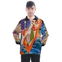 #art #illustration #drawing #infinitepainter #artist #sketch #mirrorart #jwildfire #mirrorlab #galle Webp Net Resizeimage (8) Men s Half Zip Pullover by soulone