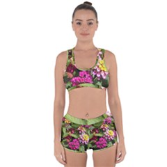 Summer Lantana W Bee Racerback Boyleg Bikini Set