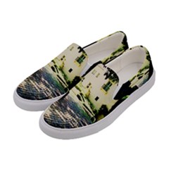 Hot Day In Dallas 1 Women s Canvas Slip Ons by bestdesignintheworld