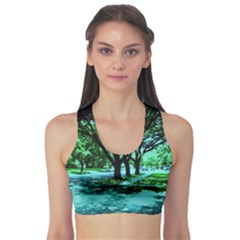 Hot Day In Dallas 5 Sports Bra by bestdesignintheworld