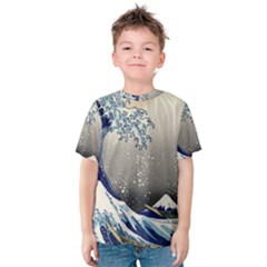 Image Woodblock Printing Woodcut Kids  Cotton Tee