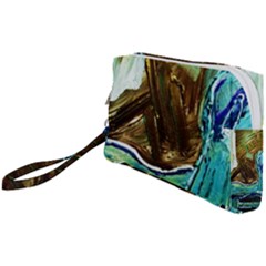 Wood Horsey-1-1 Wristlet Pouch Bag (small)