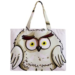 Owl Bird Eyes Cartoon Good Zipper Mini Tote Bag