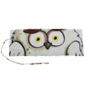 Owl Bird Eyes Cartoon Good Roll Up Canvas Pencil Holder (S) View1