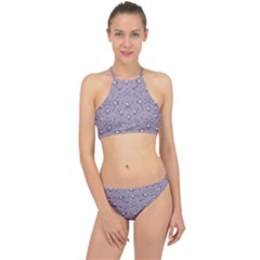 Baroque Pearls And Fauna Ornate Mandala Racer Front Bikini Set by pepitasart