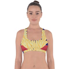 French Fries Potato Snacks Food Cross Back Hipster Bikini Top 