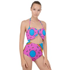 Donut Doughnut Dessert Clip Art Scallop Top Cut Out Swimsuit by Simbadda