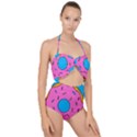 Donut Doughnut Dessert Clip Art Scallop Top Cut Out Swimsuit View1